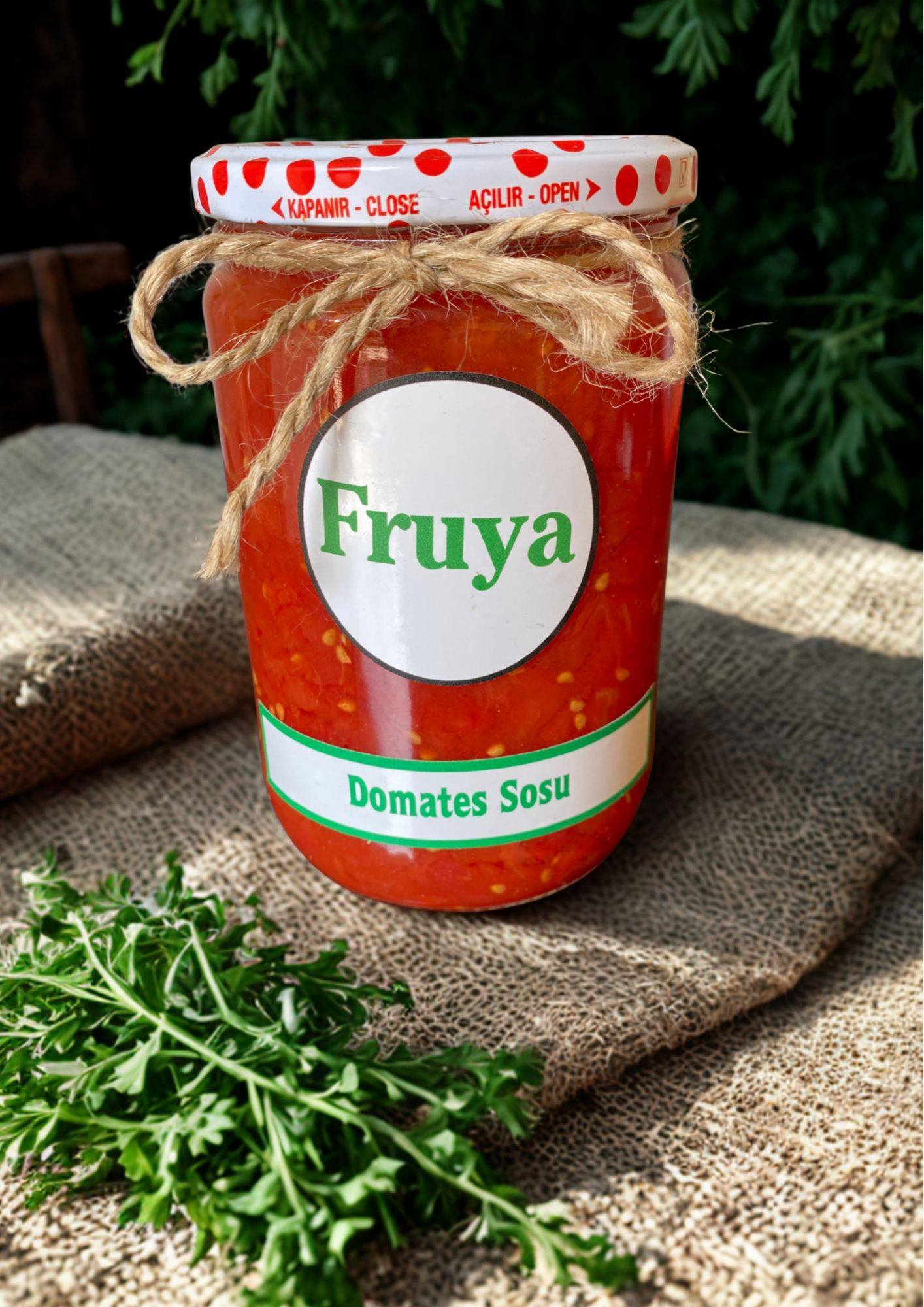 Fruya Konserve Domates — Fruya