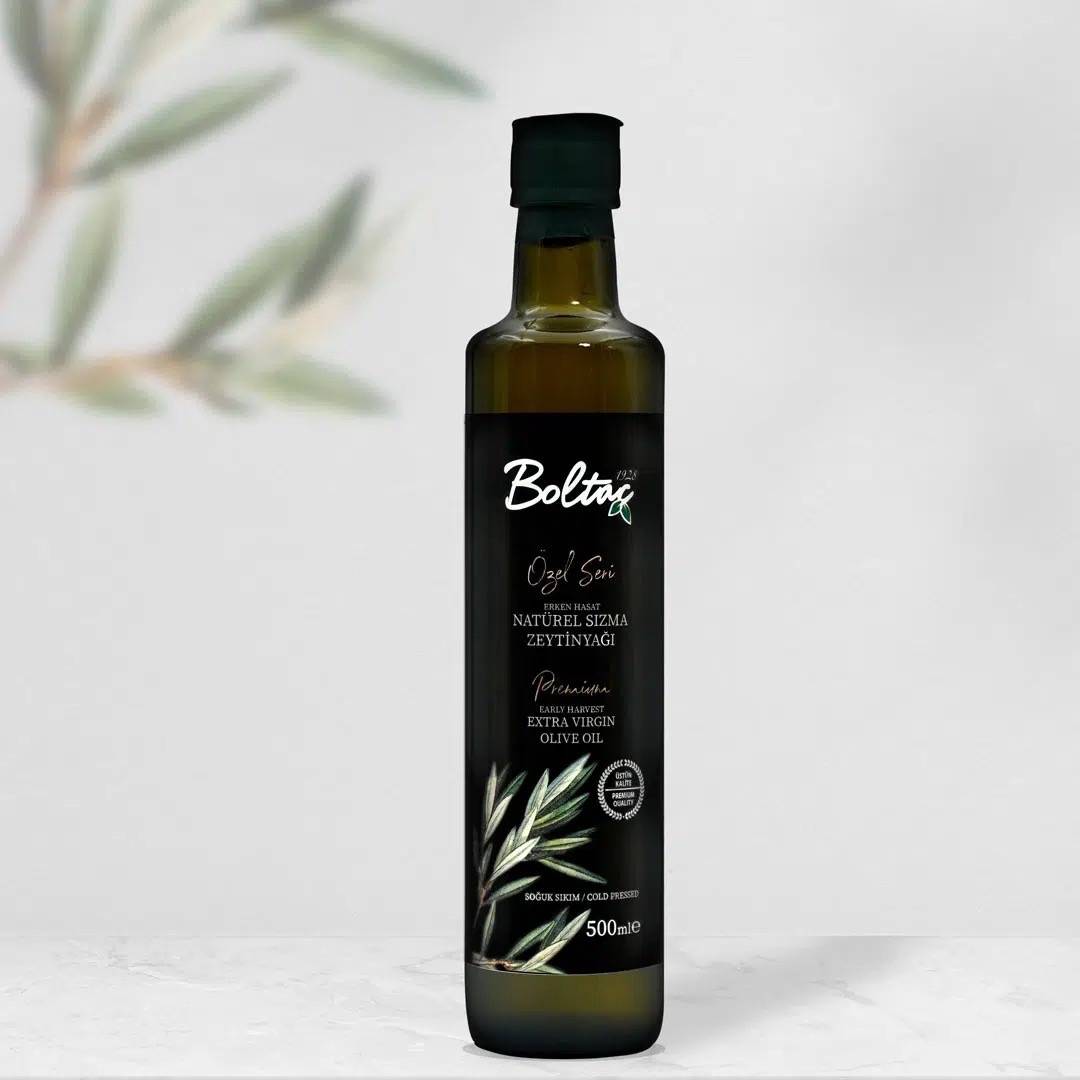 500 ml Özel Seri Erken Hasat Natürel Sızma Zeytinyağı — Boltaç Zeytinyağı