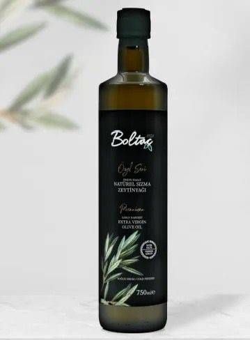 750 ml Özel Seri Erken Hasat Soğuk Sıkım Natürel Sızma Zeytinyağı — Boltaç Zeytinyağı