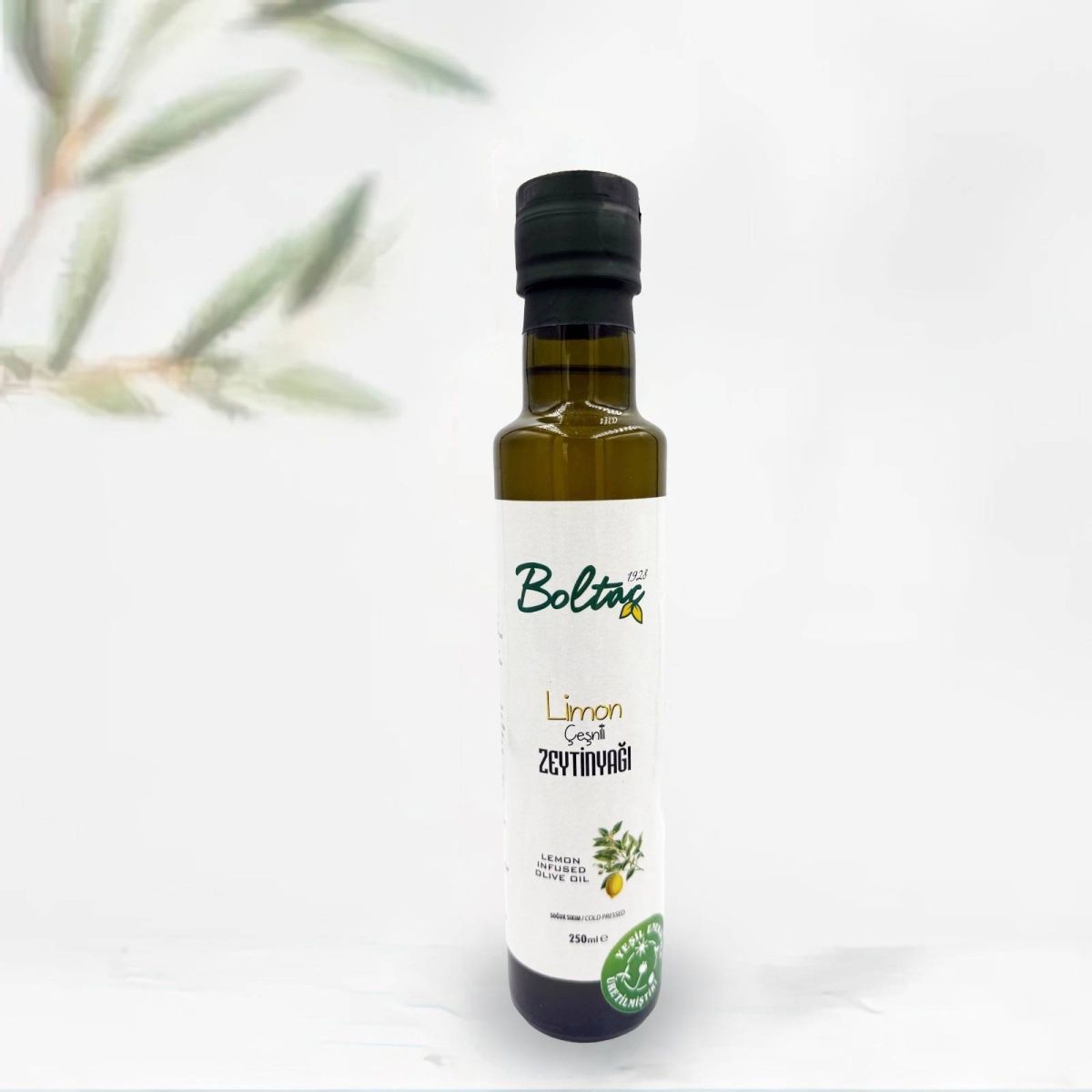 250 ml Limon Çeşnili Zeytinyağ — Boltaç Zeytinyağı
