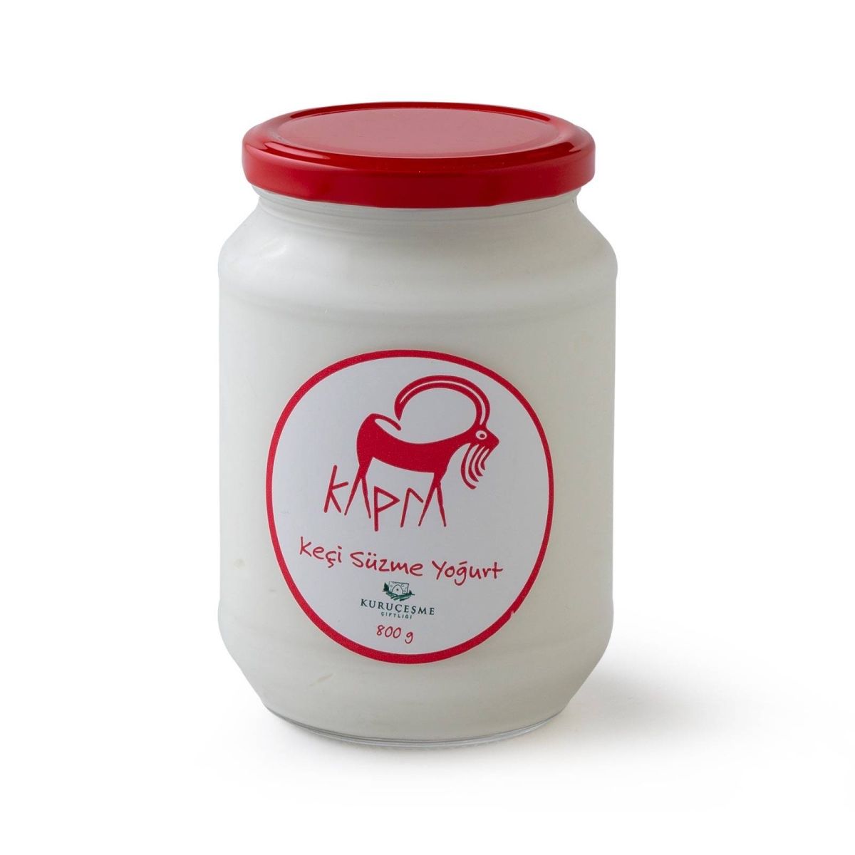 Kapra Keçi Süzme Yoğurt 800 gr  — Kuruçeşme Çiftliği Muhasebe